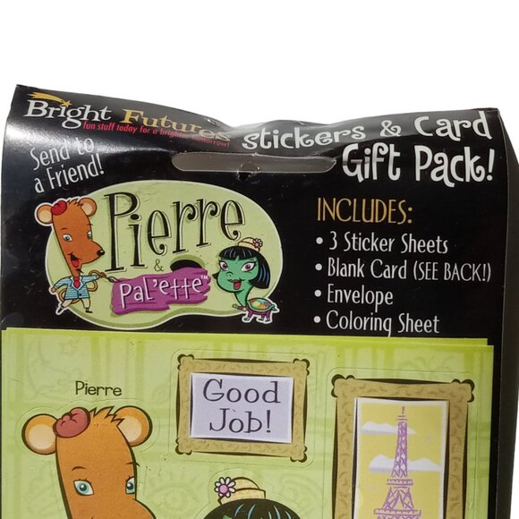 RARE Vintage Pierre & Pal'ette Stickers, NOS, - Picture 6 of 11